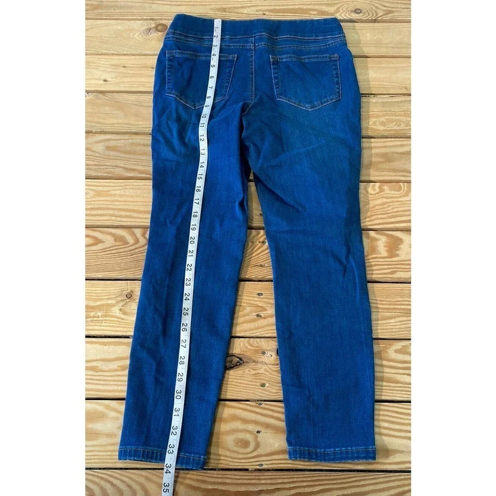 NEW D&Co Denim Pull On Jeggings Petite Size 4P Women’s Blue - Picture 5 of 9